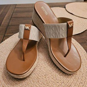 Michael Kors Wedge Sandals Size 10